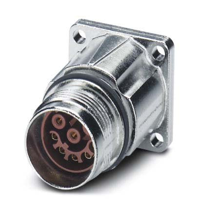 Phoenix Contact - Rundsteckverbinder, feldkonfektionierbar (Industriesteckverbinder) Gerätesteckverbinder ST-08S1N8AWQ00S Vorderwand