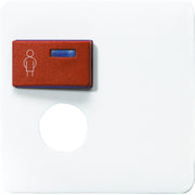 Jung - Abdeckung/Bedienelement für Installationsschalterprogramme Abdeckung aws CD 071 B WW für Fab.Ackermann