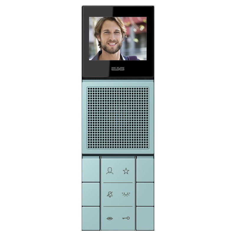 Jung - Innenstation für Türkommunikation SIB Video-Innenstation SI VI LC 627 214 LS 32033