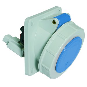 Bals Elektrotech - CEE-Anbausteckdose (IEC 60309) Anbausteckdose geneigt 16A 121317 3p 230V 6h IP67
