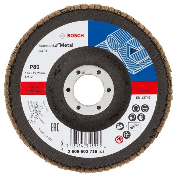 Bosch - Trenn-/Schleifscheibe Fächerschleifscheibe X431 2608603718 Standard for Metal