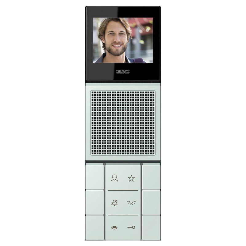 Jung - Innenstation für Türkommunikation SIB Video-Innenstation SI VI LC 627 215 LS 32034