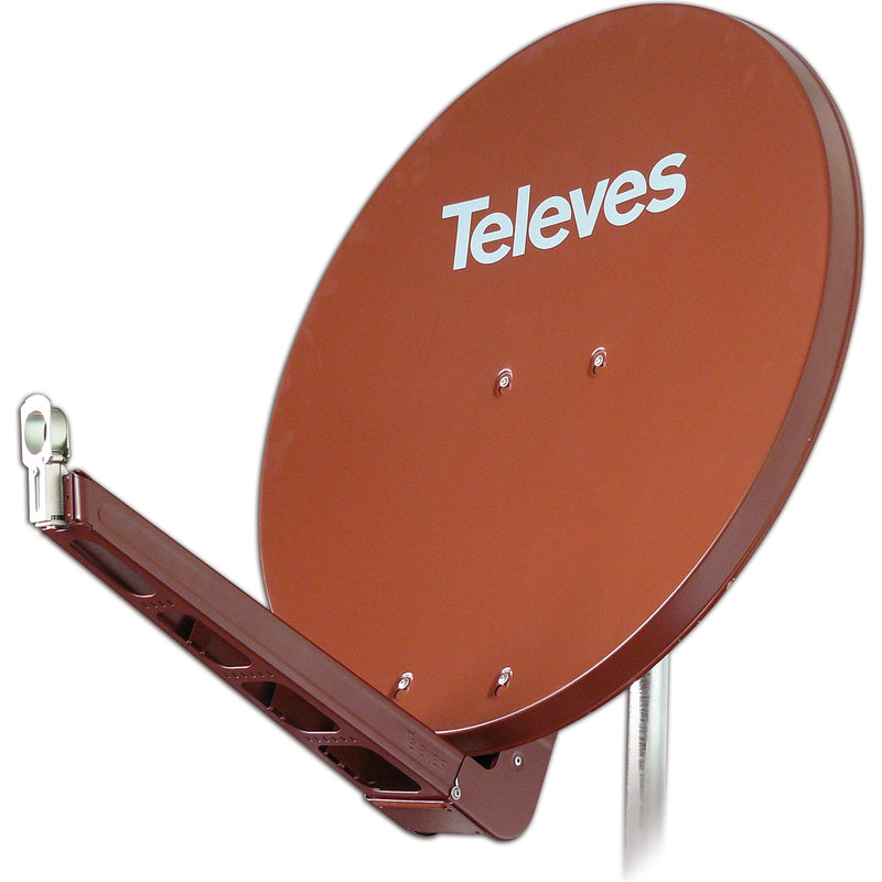 Televes - Satellitenantenne QSD-Line Offset Reflektor S75QSD-Z 75x85cm Ral8012