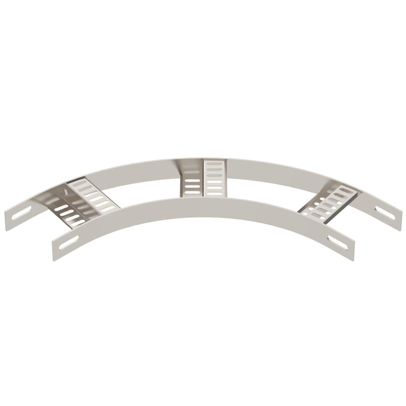 OBO Bettermann - Bogen für Kabelleiter Bogen 90° SLZB L 90 100 A4 mit Z-Sprosse