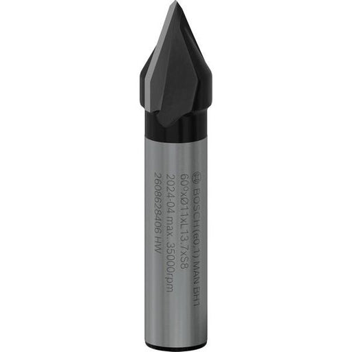 Bosch - Fräser PRO V-Nutfräser, 60° 2608628406 x 11, Schaft 8 mm