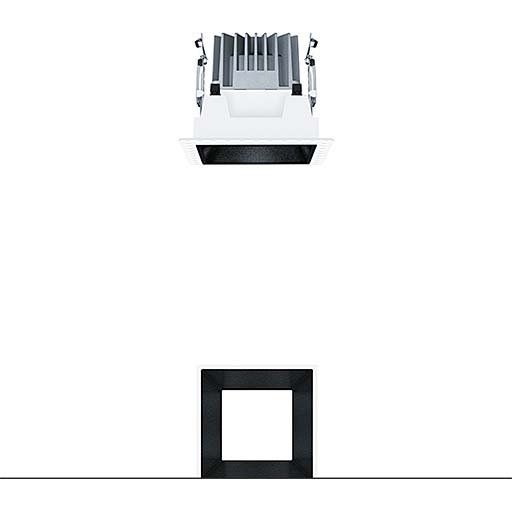 Zumtobel Group - Downlight/Strahler/Flutlicht LED - Einbauleuchte P - INF Q #60817979 4000K