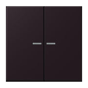 Jung - Bedienelement intelligent Taster 2fach BT LC 17102 248 noir divoire