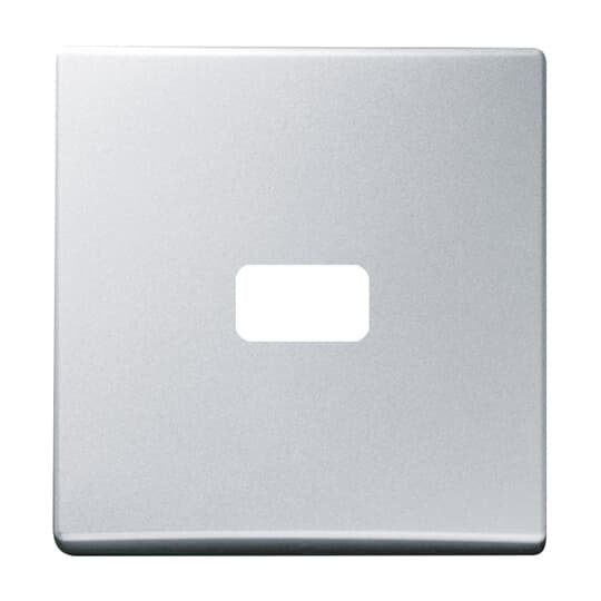 Busch-Jaeger - Abdeckung/Bedienelement für Installationsschalterprogramme Wippe alusilber 2120-33 offen für Symbol