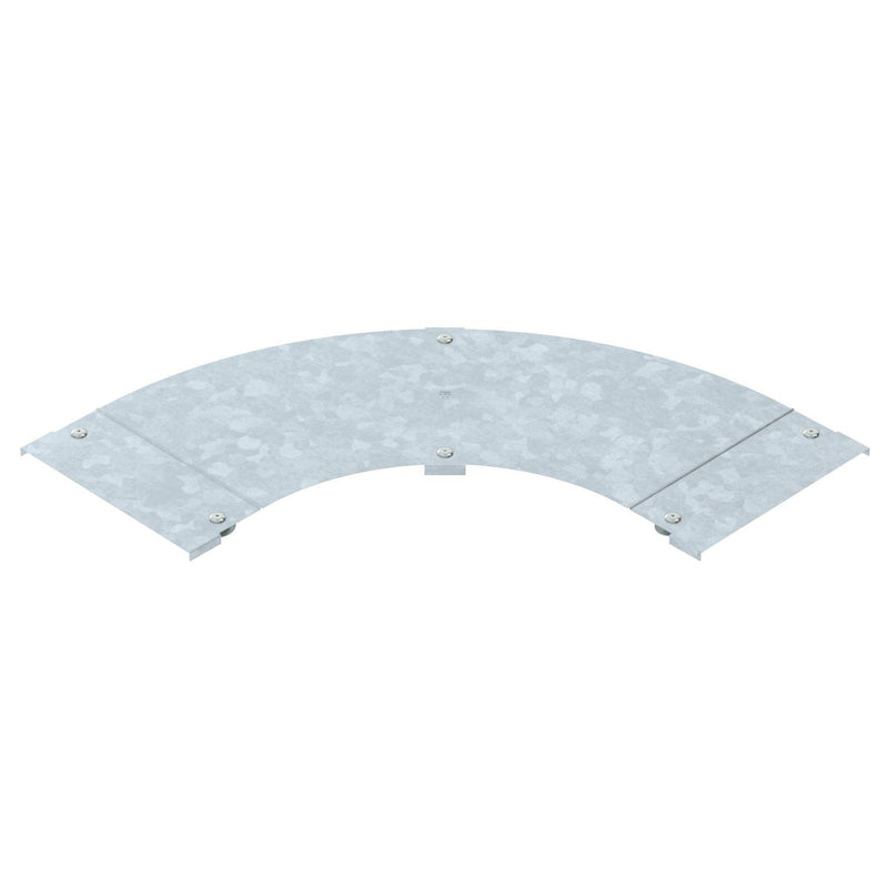 OBO Bettermann - Deckel Bogen für Kabeltragsystem Deckel LBD 90 300 R3 FT für 90-Grad-Bogen