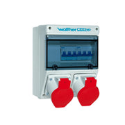 Walther Werke - CEE-Steckdosen-Kombination (IEC 60309) Steckdosekombination 6921202 Kunststoff, 63A