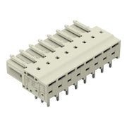 WAGO GmbH & Co. KG - Leiterplattensteckverbinder THTFederleiste abgewinkelt 831-3528 Maß 7,62mm,lgr − 12 Stück