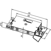 Telegärtner - Zubehör/Ersatzteile für LWL-Technik Deckel 100000957 f. Spleißkassette