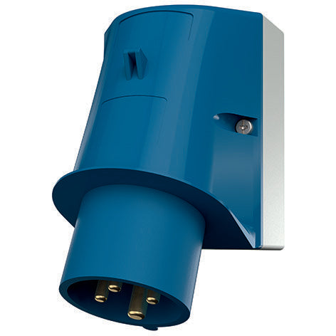 Mennekes - CEE-Gerätestecker (IEC 60309) Wandstecker 347 32A,4p,9h,230V,IP44