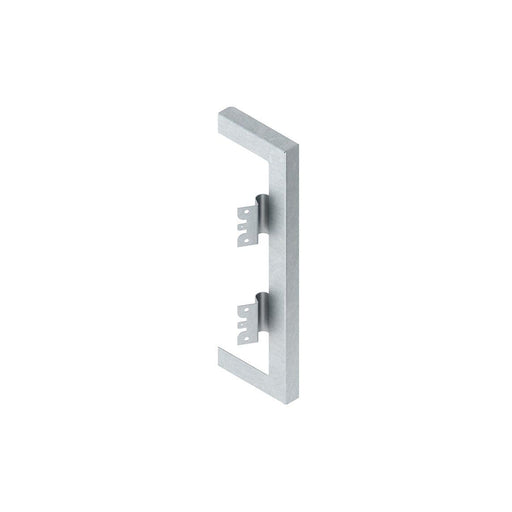 Niedax - Wandanschlussblende für Geräteeinbaukanal GK-Wandabschlussblende DWB 220T100 S doppelzug 261x100mm