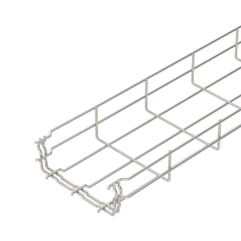 OBO Bettermann - Gitterrinne Gitterkabelrinne GRM 55 150 A2 55x150x3000mm − 3 Meter