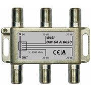 Wisi - Abzweiger und Verteiler Abzweiger 4f. DM 64 A 0020 5-1300Mhz 20dB Kl.A