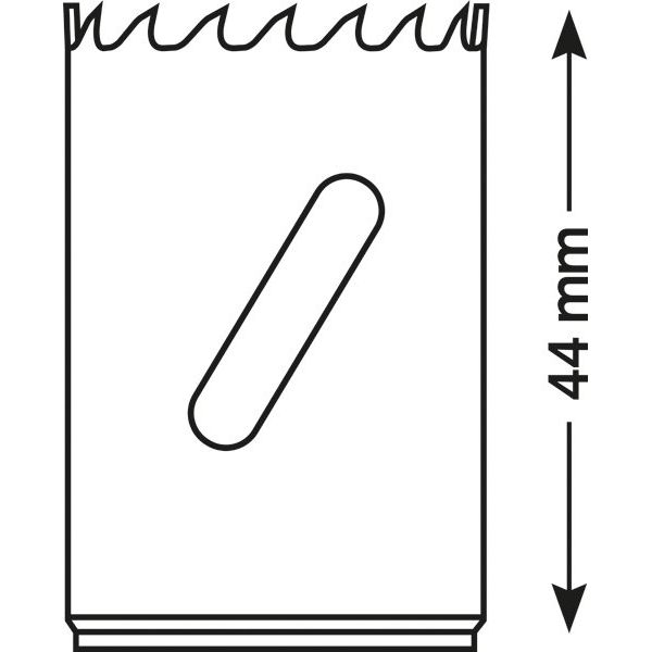 Bosch - Lochsäge HSS-Bimetall für 2608580404 Standardadapter 25