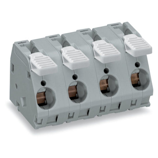WAGO - Leiterplattenklemme Hebel 2716-203/000-005 16mm²,rot − 30 Stück