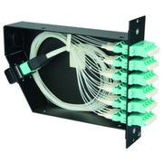 Telegärtner - Patchpanel LWL FanOut-Modul 6xLC-Quad 100022410 grün OS2