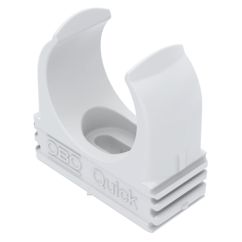 OBO Bettermann - Rohrschelle Quick-Schelle 2955 F M25 RW flammwidrig − 100 Stück