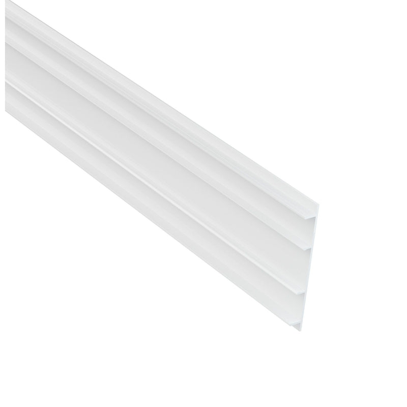 Barthelme - Mechanisches Zubehör/Ersatzteile für Leuchten Frontblende 2m 62393172 weiß