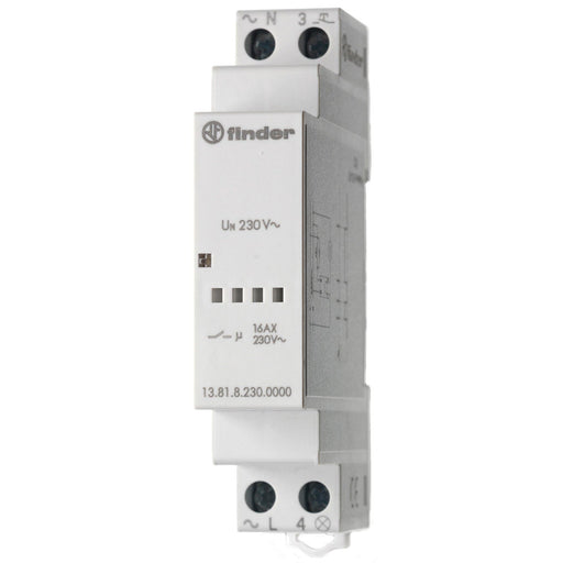 Finder - Stromstoßschalter 13.81.8.230.0000 1S 16A 230VAC