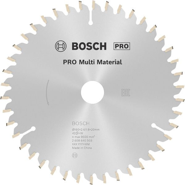 Bosch - Kreissägeblatt PRO Multi Material 2608640503 Kreissägeblatt 160 x