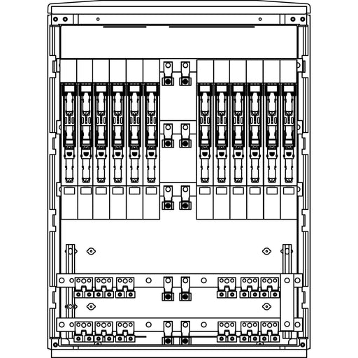 Elsta Mosdorfer - Kabelverteilerschrank LS A850-1 TN-S LS81S.DV0BE Cu40x10/DV240 11xNH0