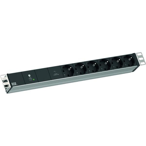 Bachmann - Power distribution unit (PDU) Steckdosenleiste 800.3933 19Z 1HE VM 6xCEE7/3