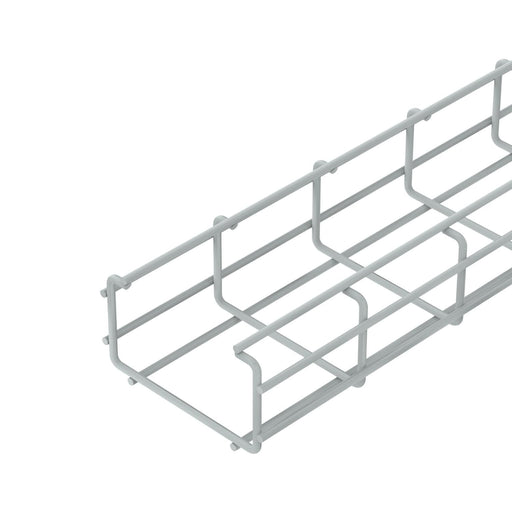 OBO Bettermann - Gitterrinne C-Gitterrinne CGR 50 100FTKLGR FTK RAL7035 − 3 Meter