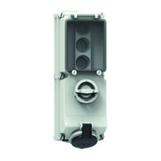 Bals Elektrotech - CEE-Steckdose abschaltbar, abgesichert (IEC 60309) Wandsteckdose abschaltbar 17020 verriegelt abgesich