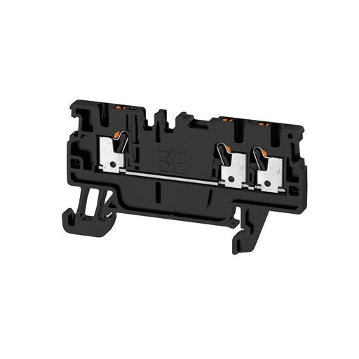 Weidmüller - Durchgangs-Reihenklemme Klemme A3C 1.5 BK PUSH IN, 1.5 mm² − 50 Stück