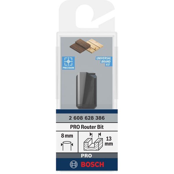 Bosch - Fräser PRO Nutfräser, 2608628386 zweischneidig 13 x L