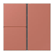 Jung - Abdeckung/Bedienelement für Installationsschalterprogramme Tastensatz 3fach LC 403 TSA 236 terre sienne brique