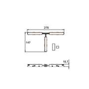 Brumberg Leuchten - Elektrisches Zubehör/Ersatzteile für Leuchten T-Flexibler Verbinder 88484480