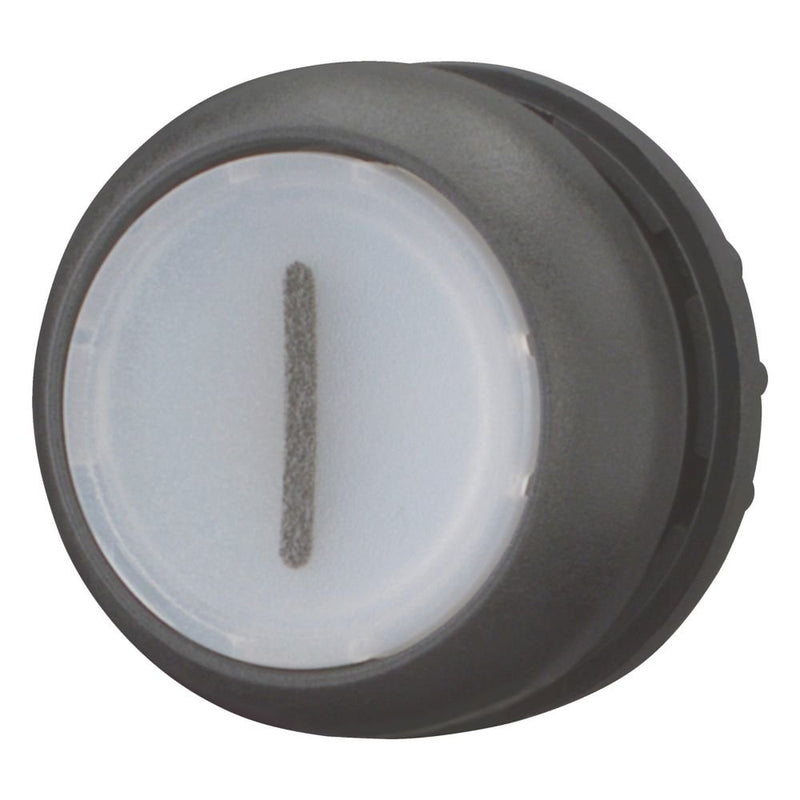 Eaton - Frontelement für Drucktaster Leuchtdrucktaste M22S-DRL-W-X1 flach,weiss,beschr