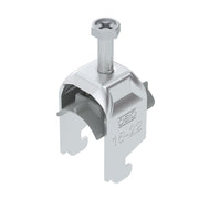 OBO Bettermann - Bügelschelle BS-N1-K-22 ALU 16-22mm − 50 Stück
