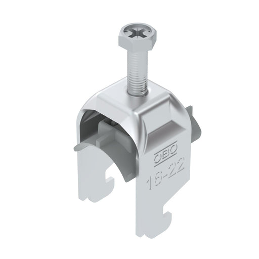 OBO Bettermann - Bügelschelle BS-N1-K-22 ALU 16-22mm − 50 Stück