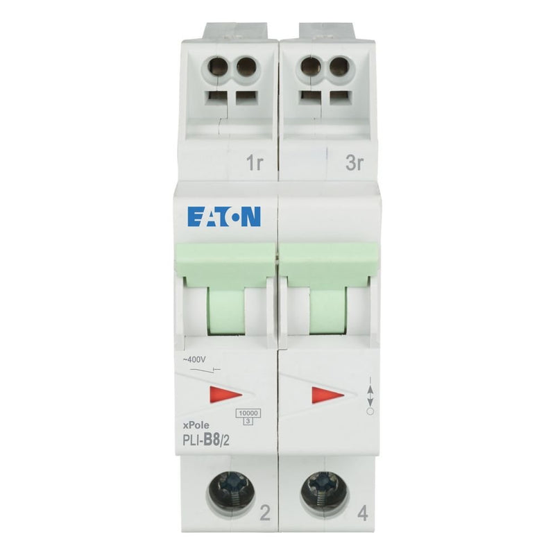 Eaton - Leitungsschutzschalter PLI-B8/2 B 8A, 2p Steckkl