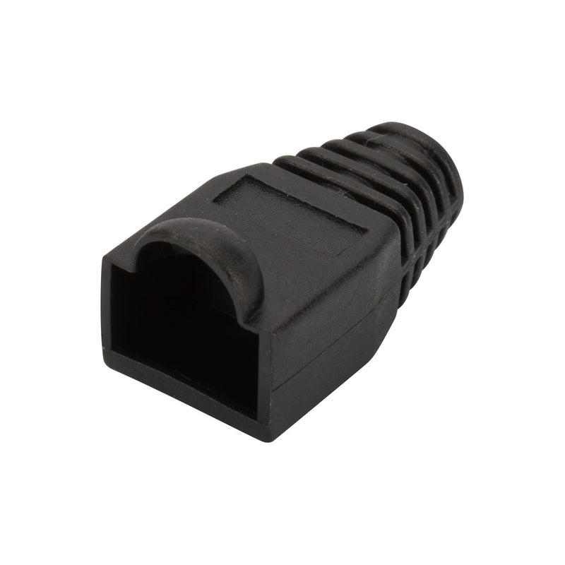 DIGITUS - Knickschutz Knickschutztülle schwarz A-MOT 8/8 für RJ45 8P8C − 100 Stück
