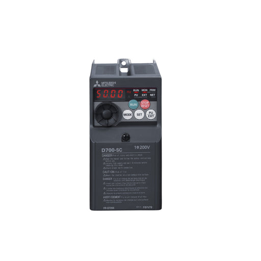 Mitsubishi Electric - Frequenzumrichter =< 1 kV Frequenzumrichter FR-D720S-042SC-EC 0,75kW 4,2A 200-240V − 1 Stück