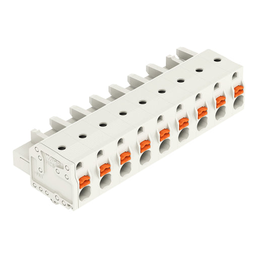 WAGO - Kabelsteckverbinder für Leiterplattensteckverbinder 1-Leiter-Federleiste 2721-209/008-000 Push-inCAGECLAMP,lgr − 25 Stück