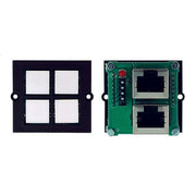 Bachmann - Einsatz/Abdeckung für Kommunikationstechnik Rahmen 4xTaster 917.193 universal Controler