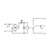WAGO GmbH & Co. KG - Schaltrelais Relaismodul 859-355 AC/DC 48 V,1W,gr − 10 Stück