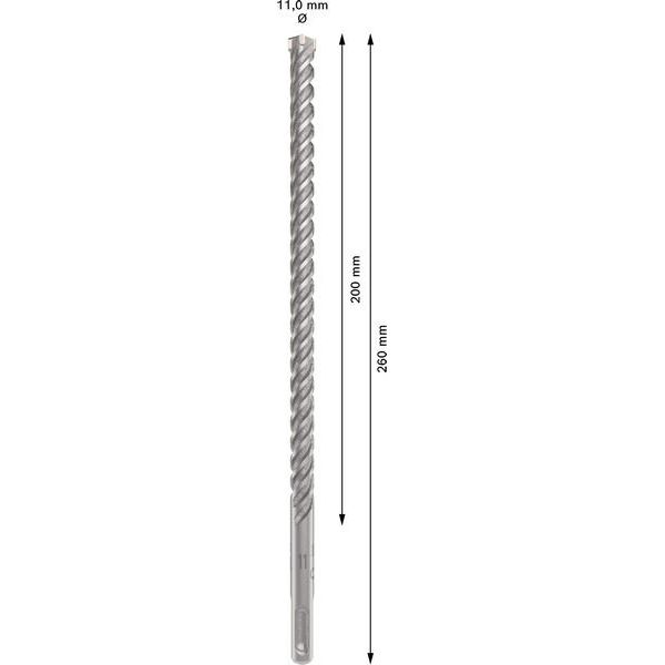 Bosch - Bohrer PRO SDS plus-5X 2608833806 Hammerbohrer 11 x