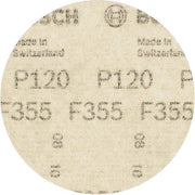Bosch - Schleifpapier/Schleifvlies PRO F355 Schleifblatt, 125 2608606757 mm, 120, 10-tlg