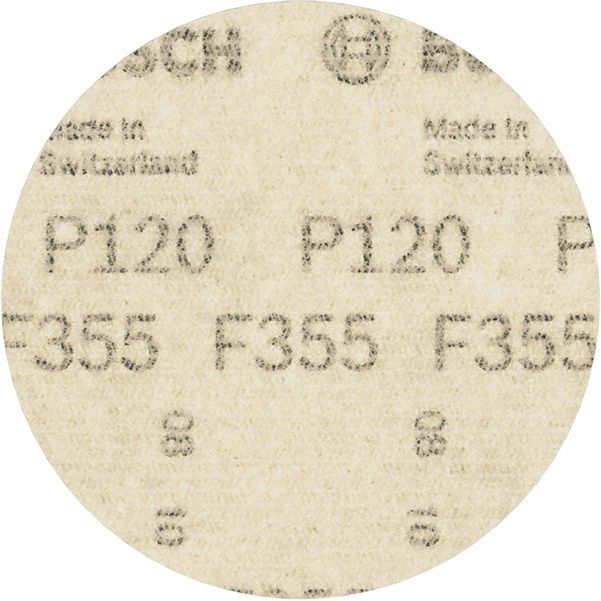 Bosch - Schleifpapier/Schleifvlies PRO F355 Schleifblatt, 125 2608606757 mm, 120, 10-tlg