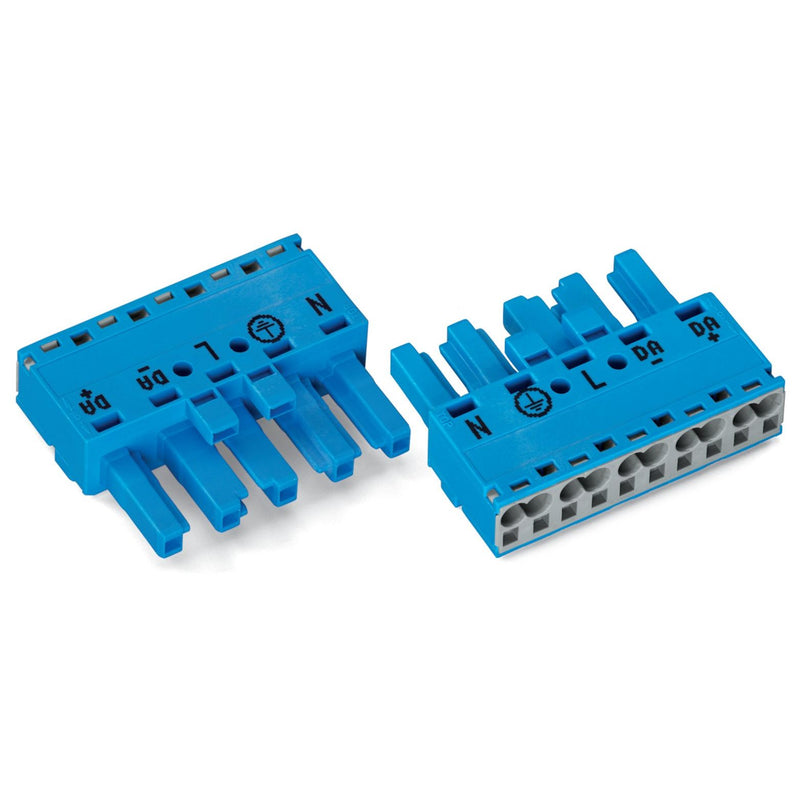 WAGO - Steckverbinder für steckbare Gebäudeinstallation Buchse 770-1105 5-polig, blau