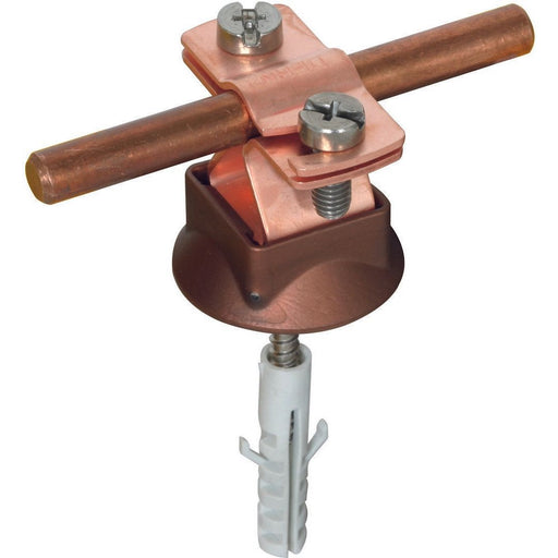 DEHN - Leitungshalter für Blitzschutz Leitungshalter LHZS810FL20KSKD8X40C NIRO f.Rd 8-10mm