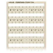 WAGO - Klemmenmarkierung WSB-Bezeichnungssystem 209-500/209-134 W:0,2,4,6/1,3,5,7 − 5 Stück